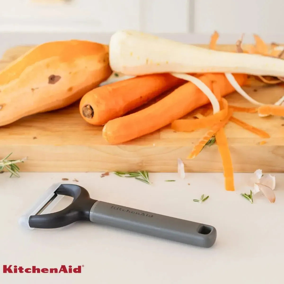 Descascador Y-Peeler Frutas Legumes Vermelho KitchenAid
