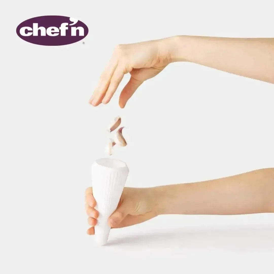 Descascador de Alho Silicone Branco Chef'n