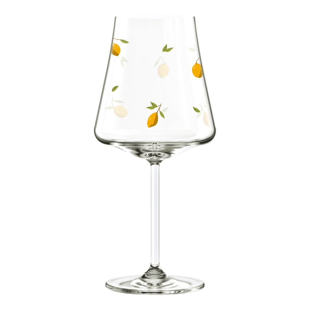 Jogo 6 Taças Bordeaux em Cristal Ecológico Allure 620ml Limão