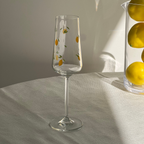 Jogo 6 Taças Champanhe Allure Sparkling em Cristal Ecológico 220ml Limão