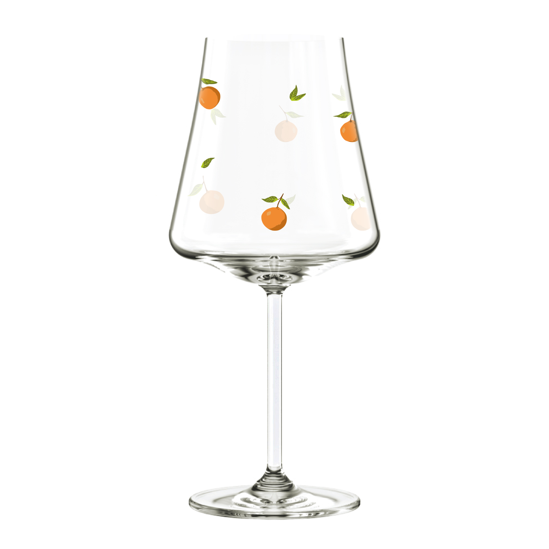 Jogo 6 Taças Bordeaux em Cristal Ecológico Allure 620ml Laranja