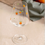 Jogo 6 Taças Bordeaux em Cristal Ecológico Allure 620ml Laranja