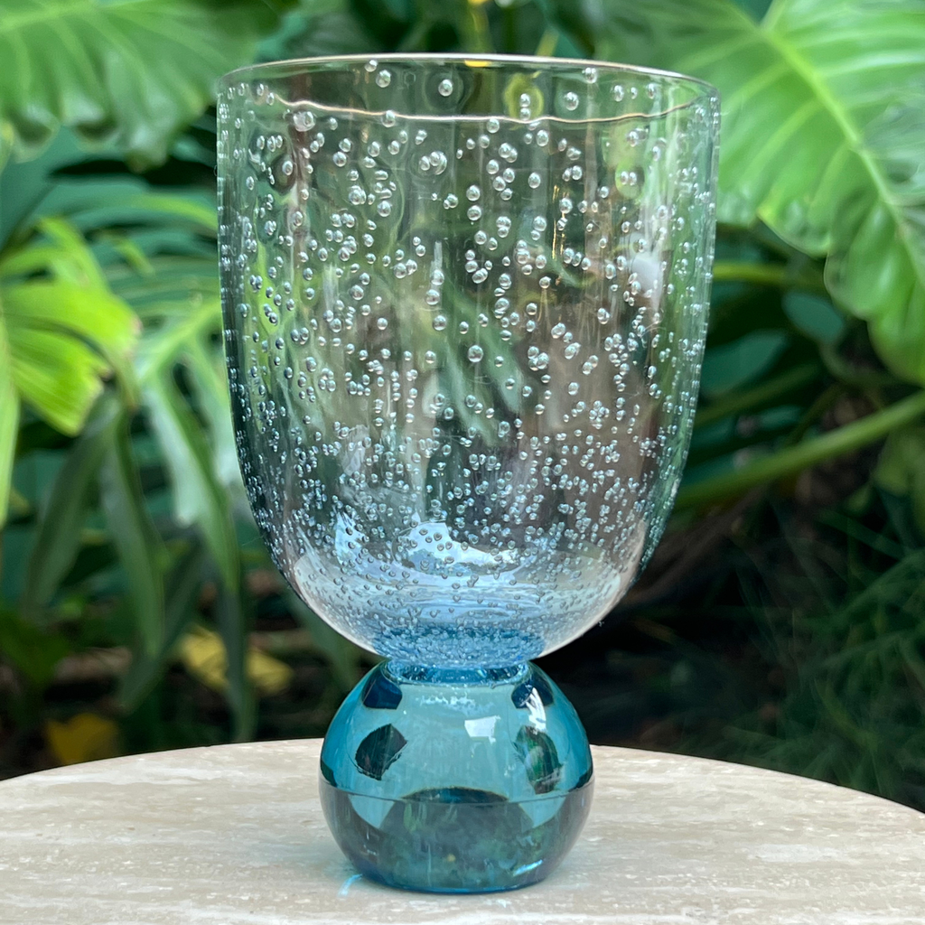 Conjunto 6 Copos Acrilico Detalhe Degradê Bolhas base Esfera Laranja Linha Sintonia 360ml