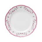 Conjunto 4 Pratos de Sobremesa Cerâmica Florescer Azul 19,5cm