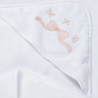 Toalha Banho com Capuz Baby Felice Branco Trussardi