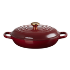 Caçarola Buffet Signature Rhone com Pegador Dourado 3,2L 30cm Le Creuset