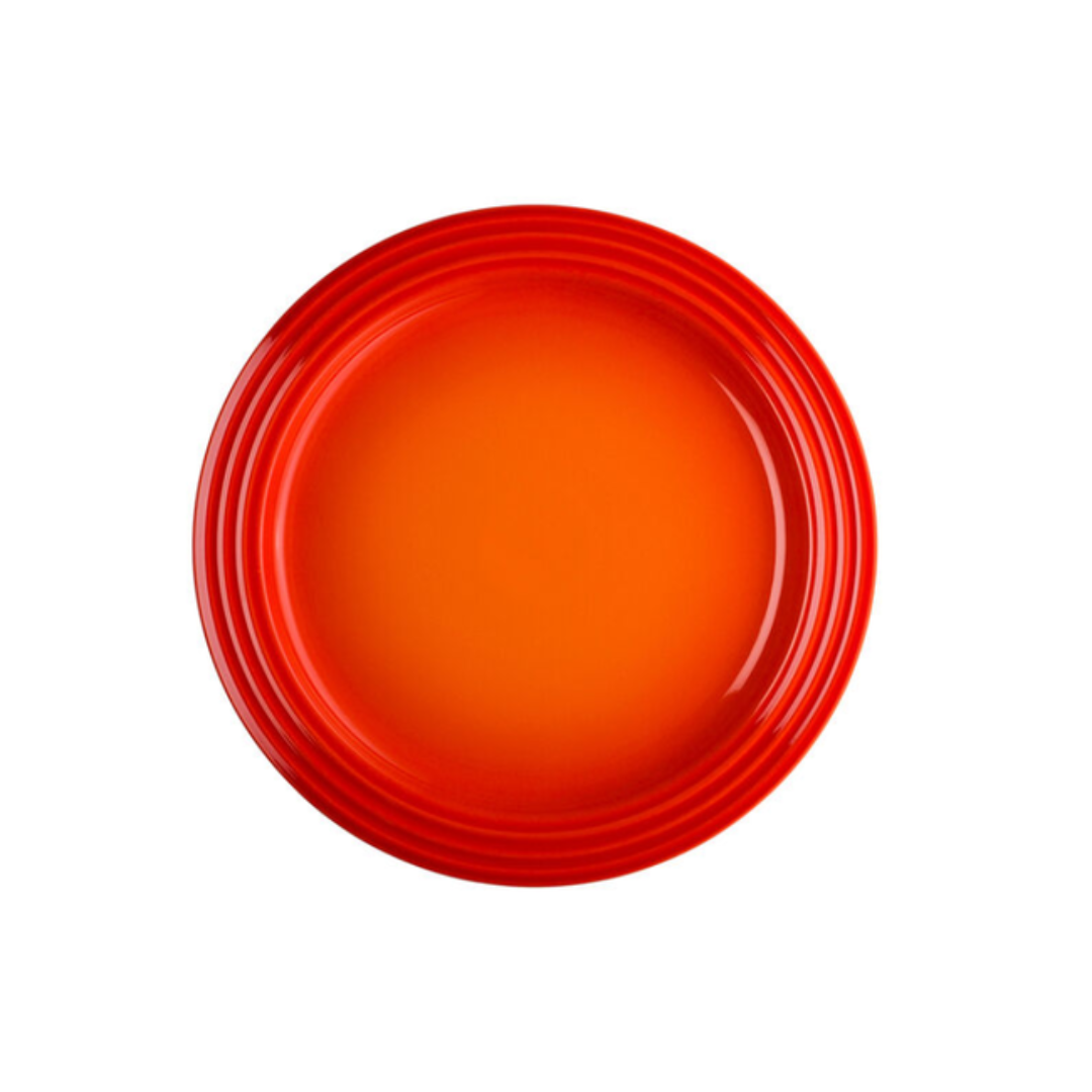Prato de Sobremesa Cerâmica 22cm Vancouver Laranja Flame Le Creuset