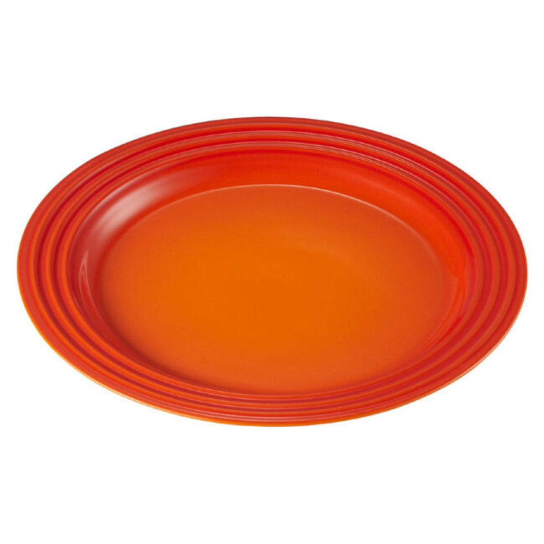 Prato de Sobremesa Cerâmica 22cm Vancouver Laranja Flame Le Creuset