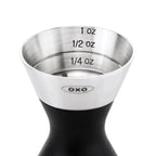 Dosador Duplo Inox 7ml e 37ml OXO