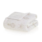 Edredom Baby Felice 100% Algodão Egípcio Branco / Rosa Trussardi
