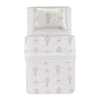 Edredom Baby Felice 100% Algodão Egípcio Branco / Rosa Trussardi