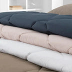 Edredom King Colore 200 Fios Percal 100% Algodão Branco Trussardi