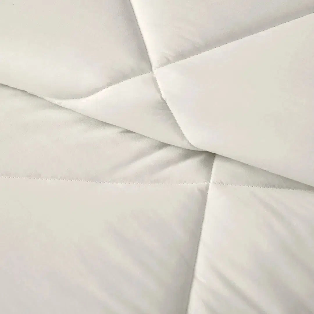 Edredom King Colore 200 Fios Percal 100% Algodão Branco Trussardi