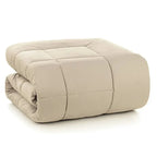 Edredom Solteiro Vinci 200 Fios Percal 100% Algodão Crema Trussardi