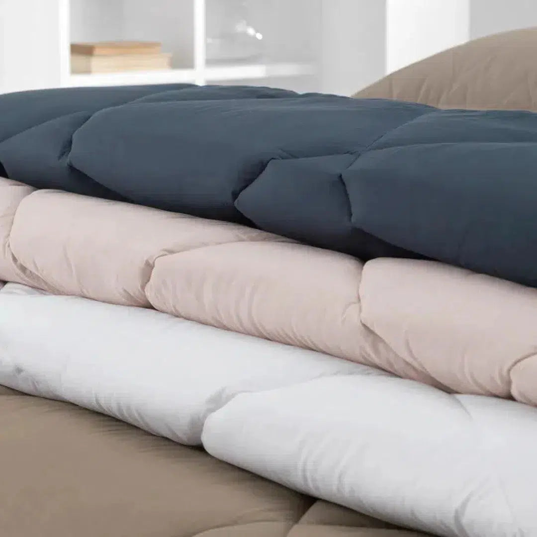 Edredom King Colore 200 Fios Percal 100% Algodão Branco Trussardi