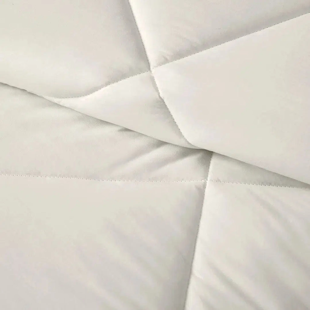 Edredom King Colore 200 Fios Percal 100% Algodão Branco Trussardi