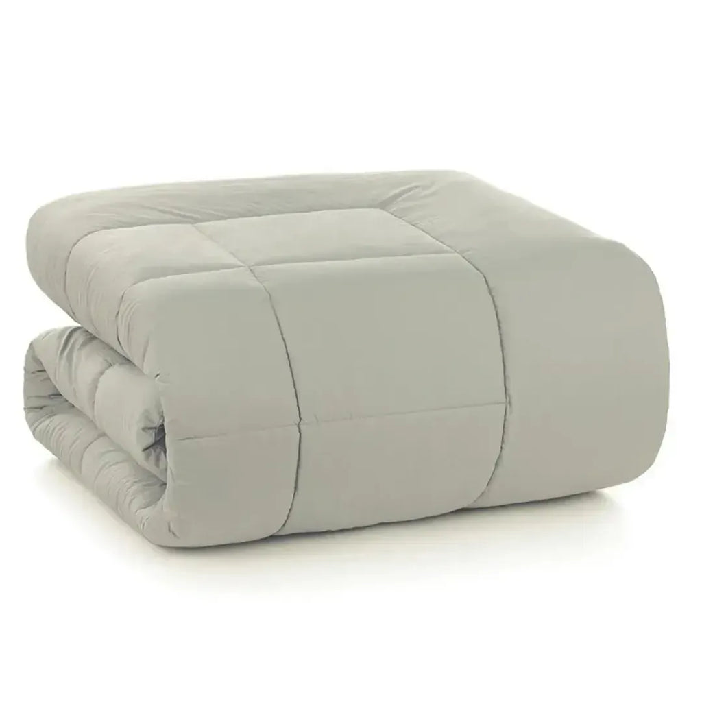 Edredom Solteiro Vinci 200 Fios Percal 100% Algodão Grigio Trussardi