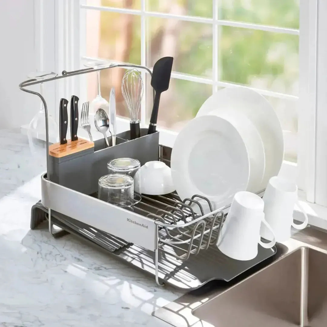 Escorredor de Louças Expansível Cinza KitchenAid