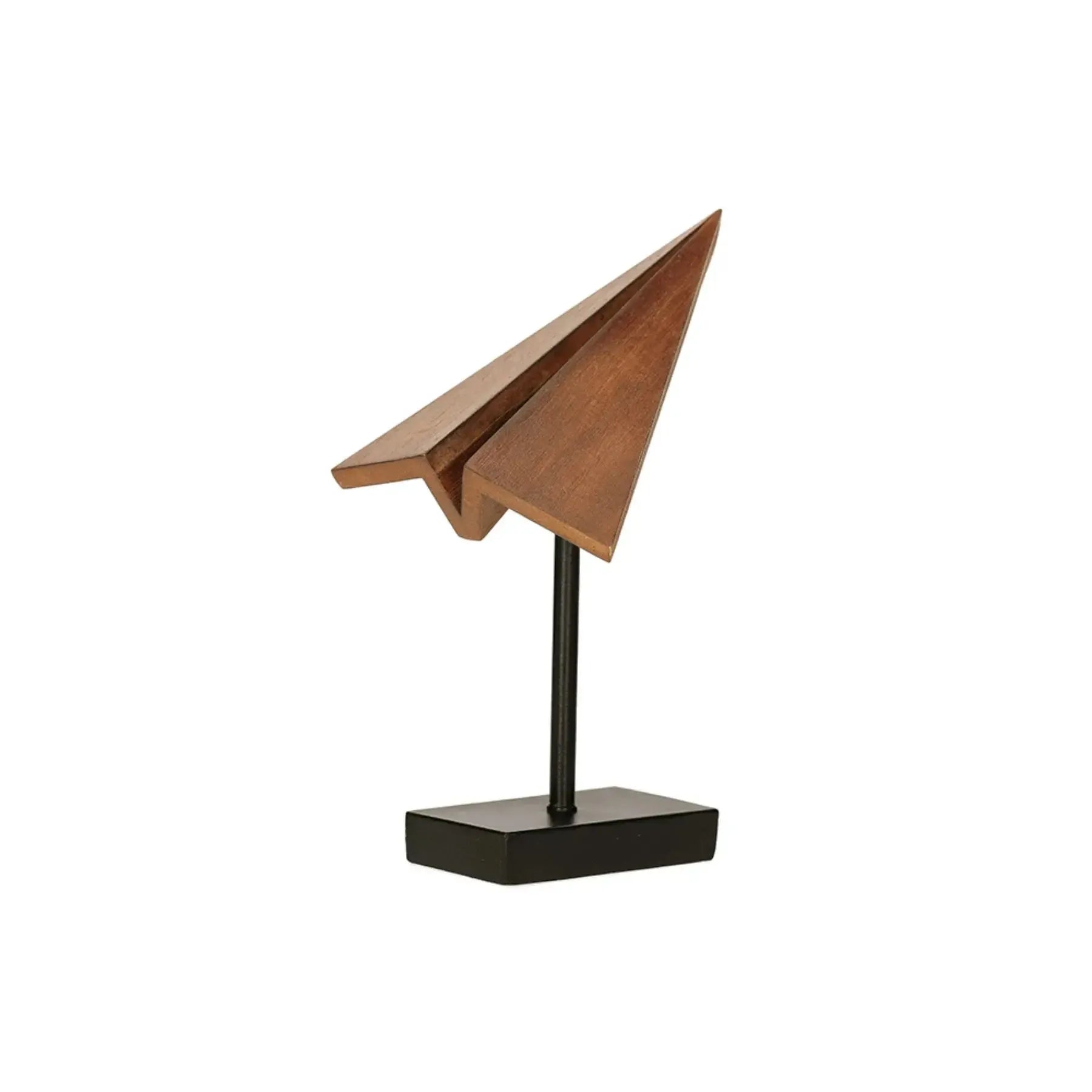 Escultura Avião em Madeira 29cm Mart