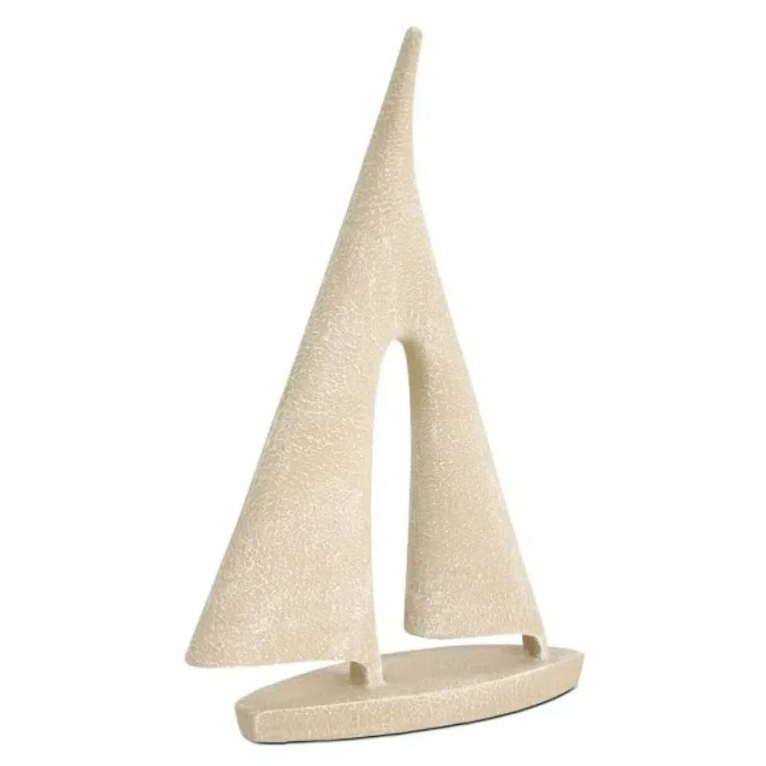 Escultura Barco em Poliresina 37x23,5x5,5cm Mart