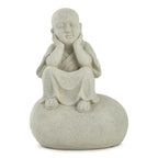 Escultura Buda em Poliresina Mart 34cm
