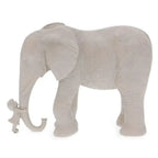 Escultura Elefante em Poliresina Cinza 22,5x30x13,5cm Mart