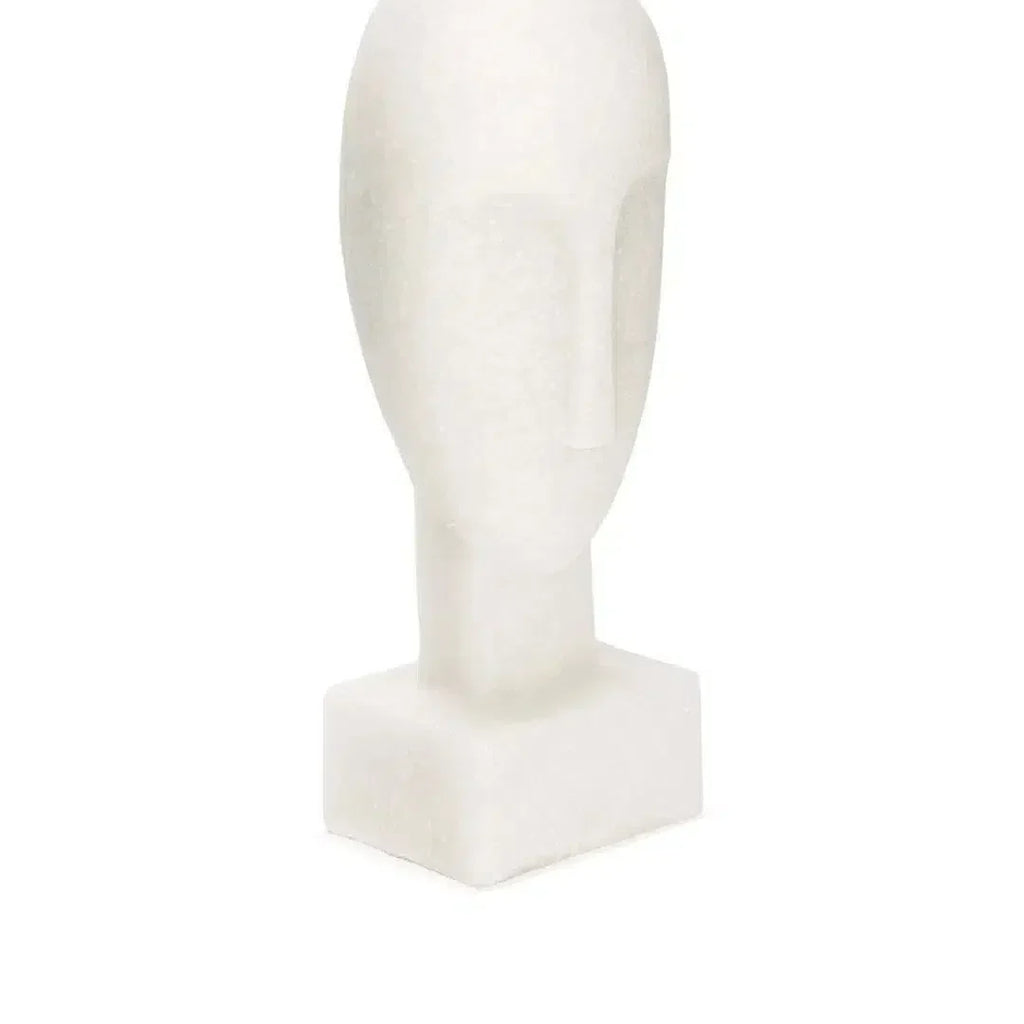 Escultura Face em Poliresina 20x7,5x7cm Mart