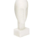 Escultura Face em Poliresina 20x7,5x7cm Mart