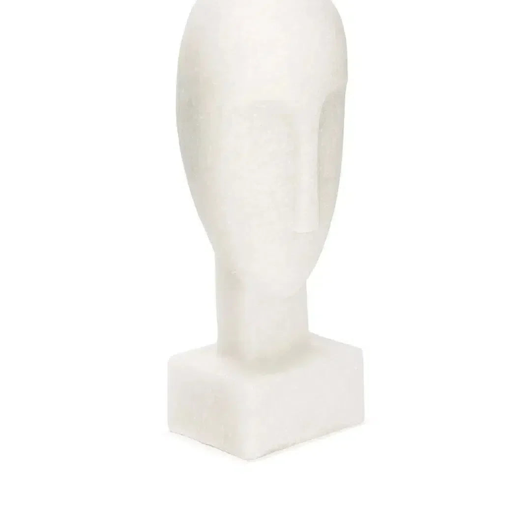Escultura Face em Poliresina 20x7,5x7cm Mart
