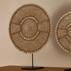Escultura em Conchas e Miçangas 55x40x12cm Mart