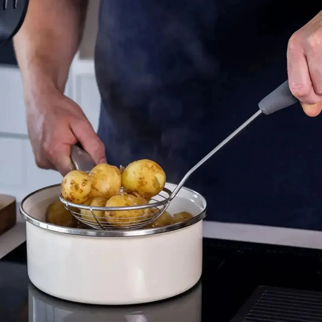Escumadeira Aço Inox Charcoal Grey KitchenAid