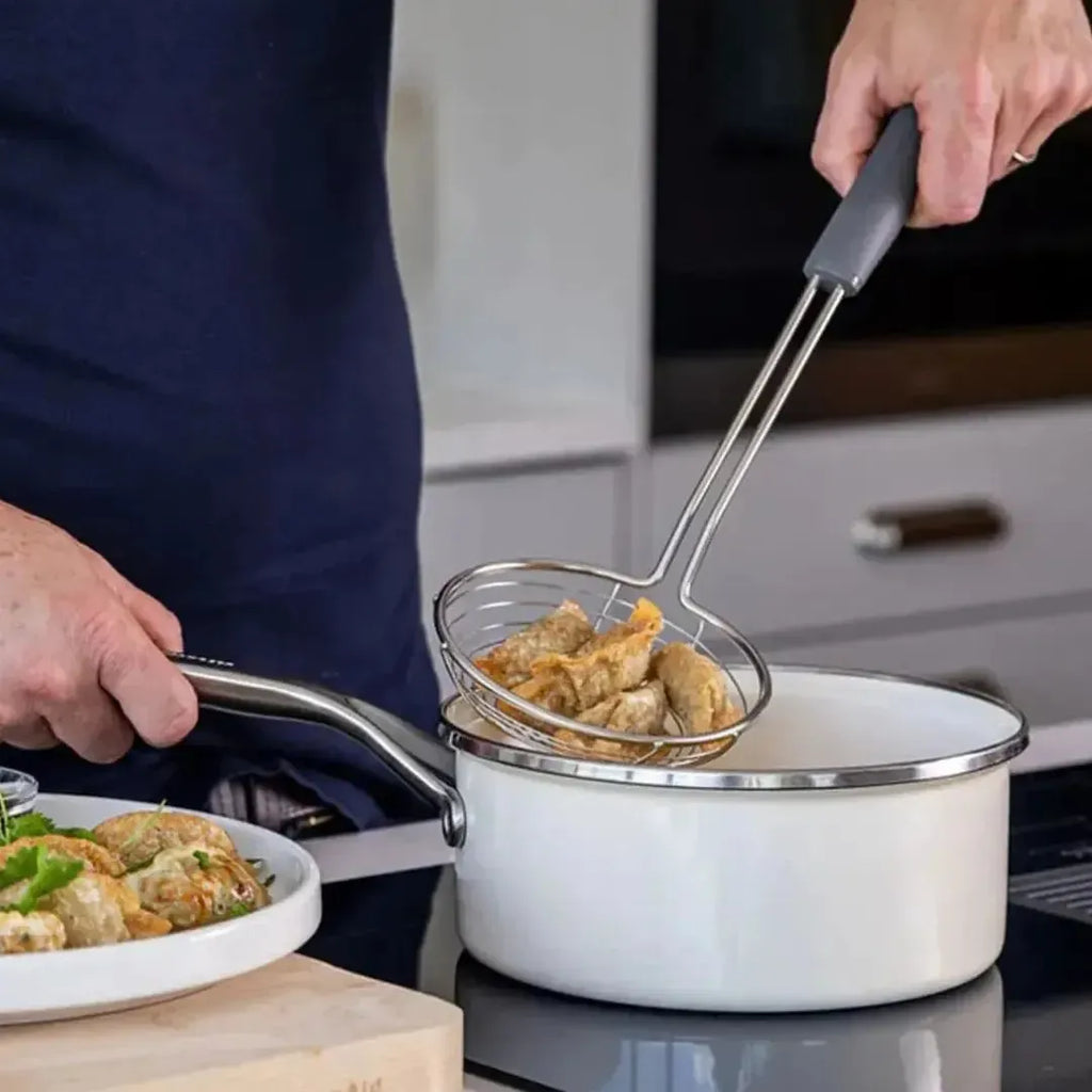 Escumadeira Aço Inox Charcoal Grey KitchenAid