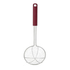 Escumadeira Aço Inox Fritura Vermelha KitchenAid