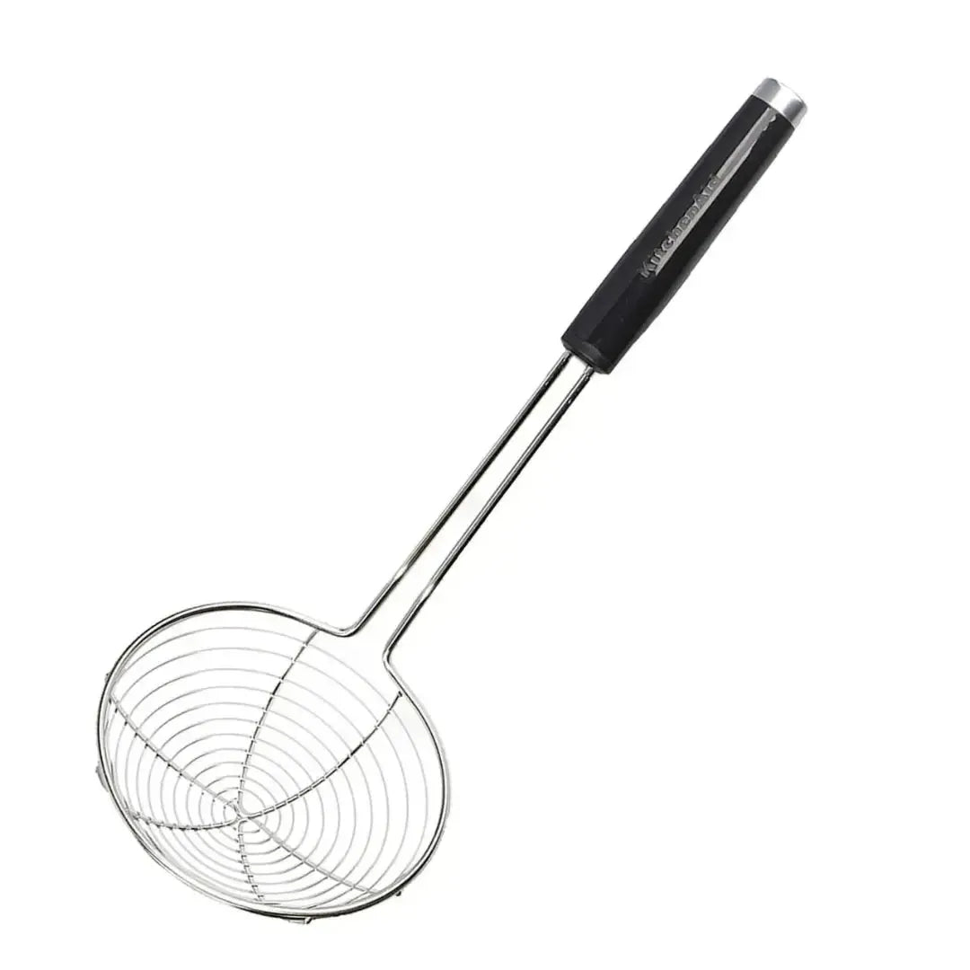 Escumadeira Aço Inox Preta KitchenAid