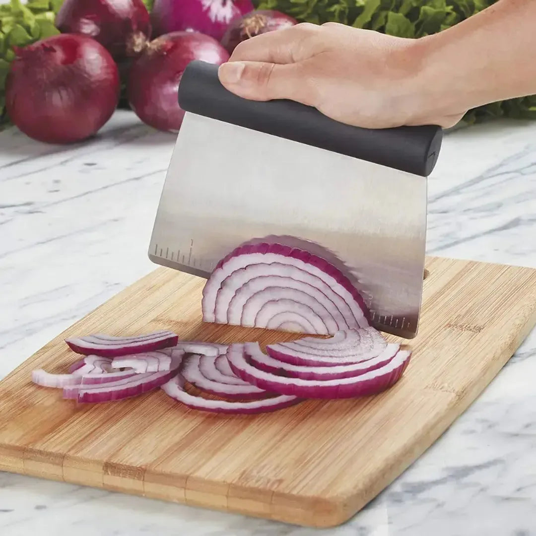 Espátula Multiuso Raspadora com Régua Inox Preta KitchenAid