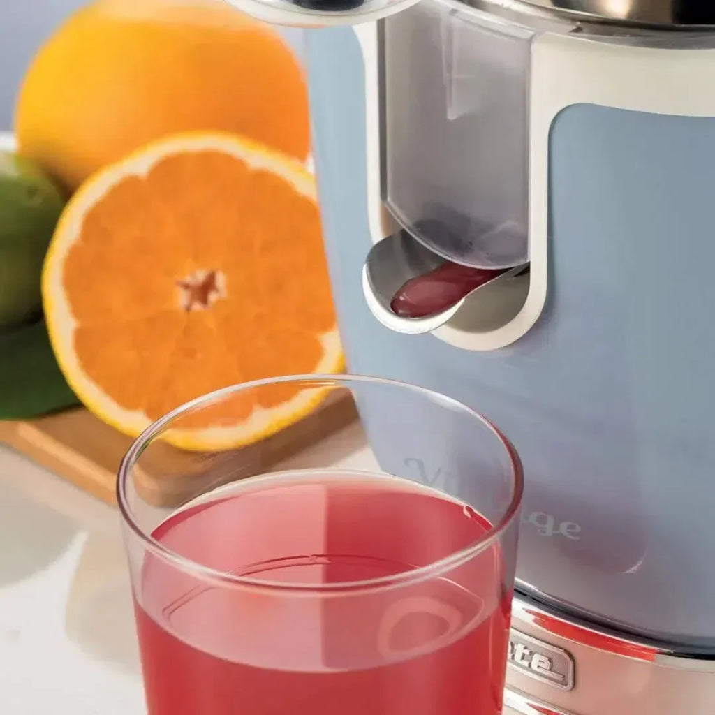 Espremedor de Frutas Vintage Azul 220V 60W Ariete
