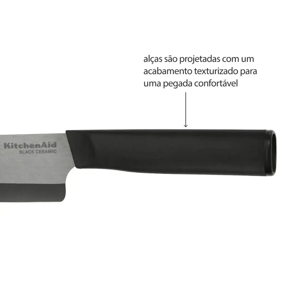 Faca do Chef Cerâmica com Capa Protetora 8'' 33cm KitchenAid