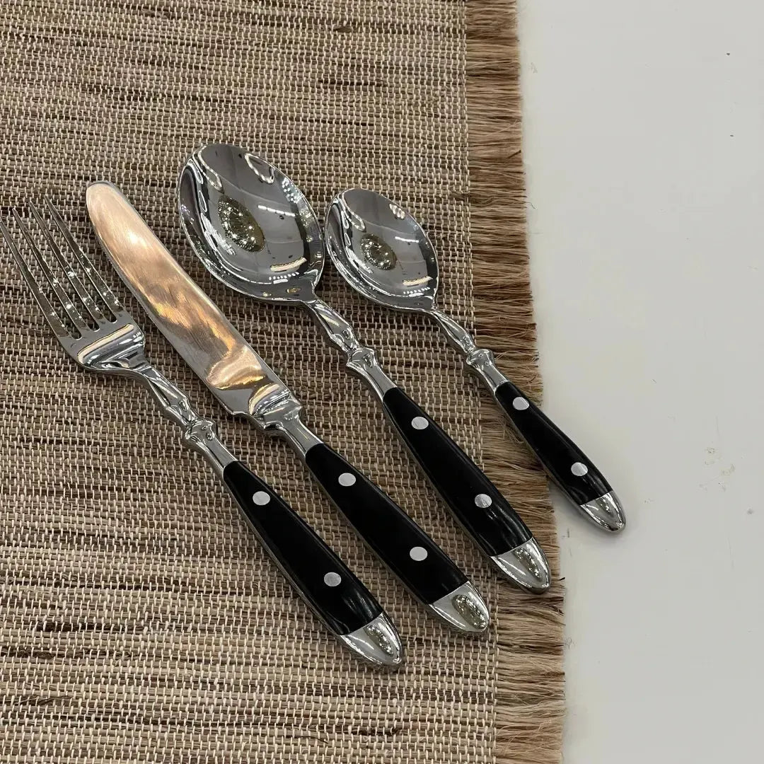Faqueiro 16 Peças Aço Inox com Cabo Marrom Linha Sintonia
