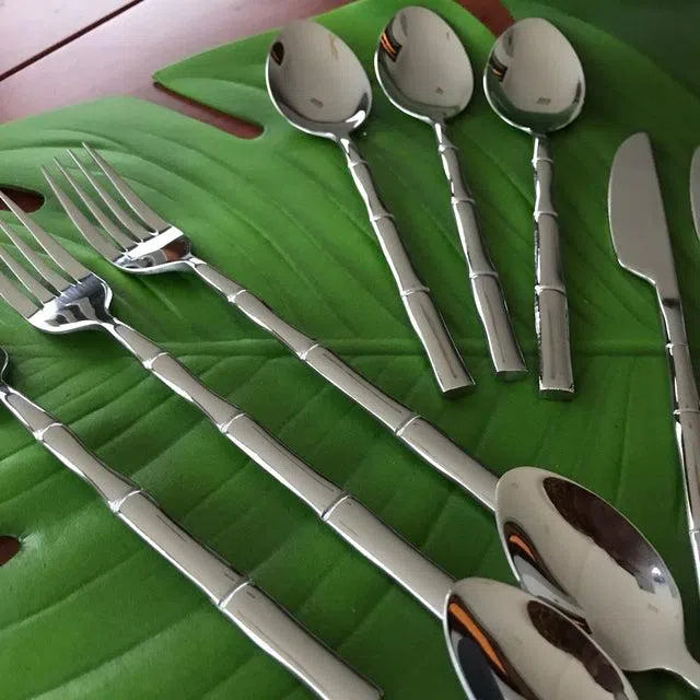 Faqueiro Steel Wood em Aço Inox 24Pçs Fracalanza