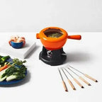 Fondue Ferro Fundido Vermelho p/ Queijo e Carne Le Creuset