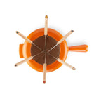 Fondue Ferro Fundido Vermelho p/ Queijo e Carne Le Creuset