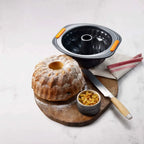 Forma Redonda Alta Vazada 22cm Metal Bakeware Le Creuset