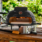 Forno de Pizza Kamado Portátil Verde Artemano