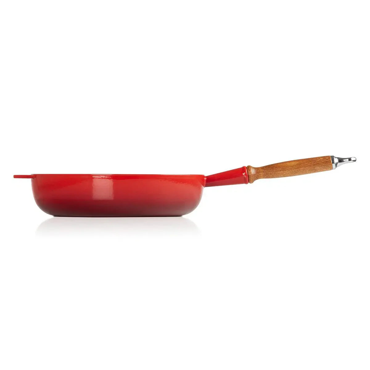 Frigideira Sauté com Cabo de Madeira 28cm Laranja Le Creuset