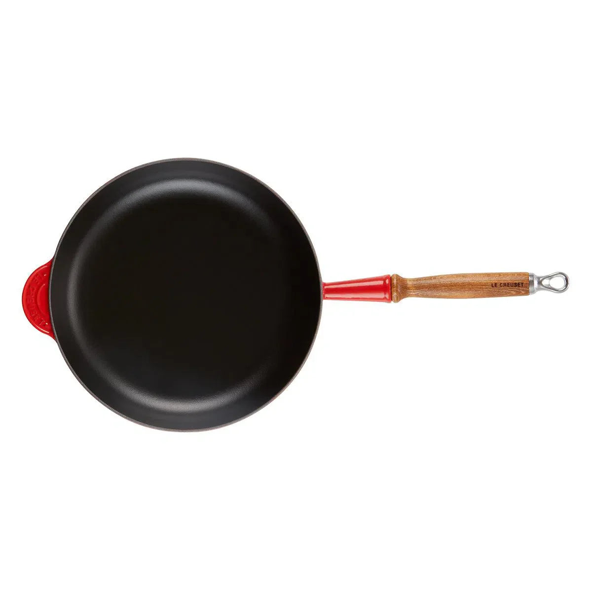 Frigideira Sauté com Cabo de Madeira 28cm Laranja Le Creuset