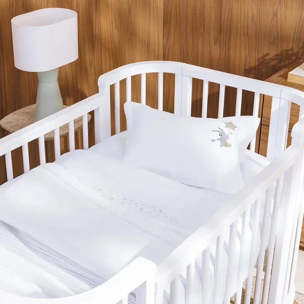 Fronha Avulsa Baby Bene 100% Algodão Egípcio Branco Trussardi