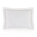 Fronha Avulsa Baby Dolce 100% Algodão Egípcio Branco / Rosa Trussardi