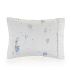 Fronha Avulsa Baby Incanto 100% Algodão Egípcio Branco / Azul Trussardi