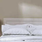 Fronha Bargello 300 Fios Cetim 100% Algodão Egípcio Branco 50x70cm Trussardi