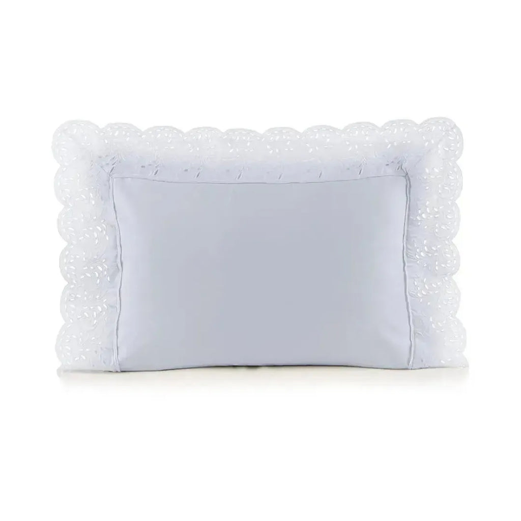 Fronha Bargello 300 Fios Cetim 100% Algodão Egípcio Branco 50x70cm Trussardi